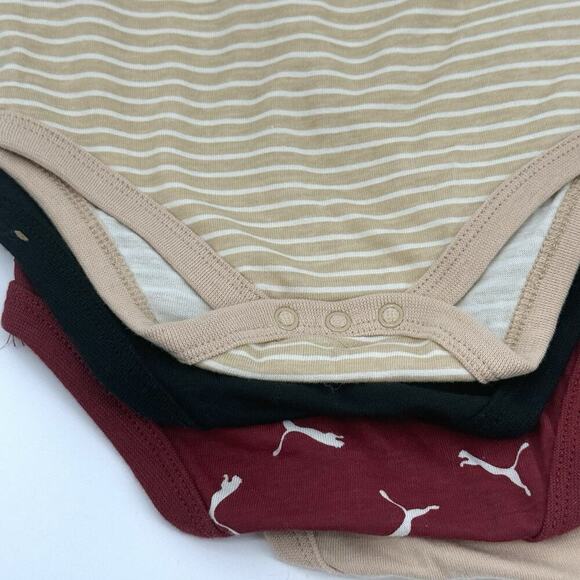 Puma One Piece Baby Bodysuit 4 Piece Set 6-9 Months - Picture 7 of 9